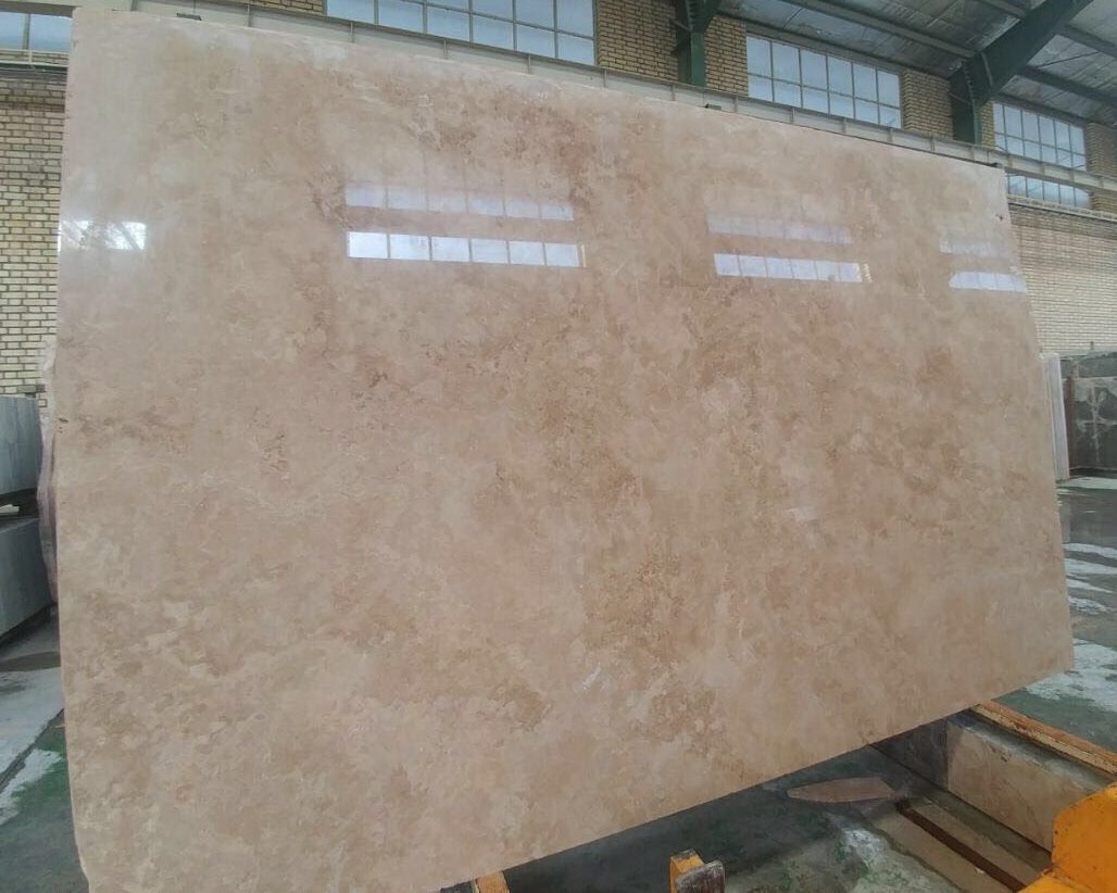 Beige Travertine slab